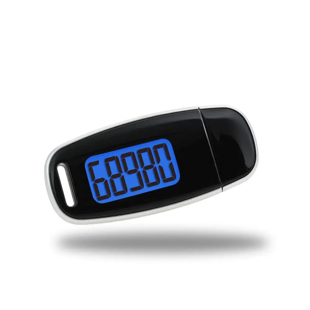 USB Rechargeable 3D Pedometer 3D Tri-Axis Sensor Backlight Step Counter Removable Clip Accurate Fitness Tracker Women