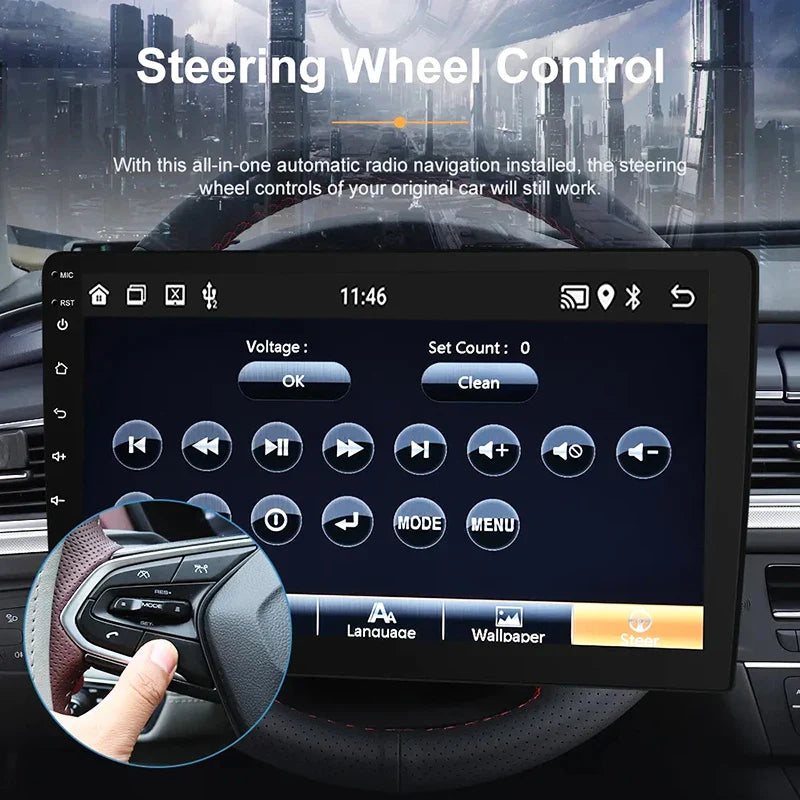 7"/9"/10" Android 11 Car Radio Androidauto Carplay 2 Din GPS Car Audio Automotive Multimedia Player car intelligent systems