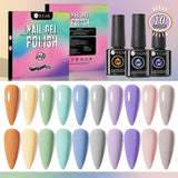 UR SUGAR Christmas Color Kit Autumn Winter Series 10Pcs Set Nail Art Design Soak Off UV LED Gel Semi Permanent Manicure