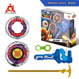 Infinity Nado 3 Athletic Series-Super Whisker Spinning Top Gyro With interchangeable Stunt Tip Metal Ring Launcher Anime Kid Toy