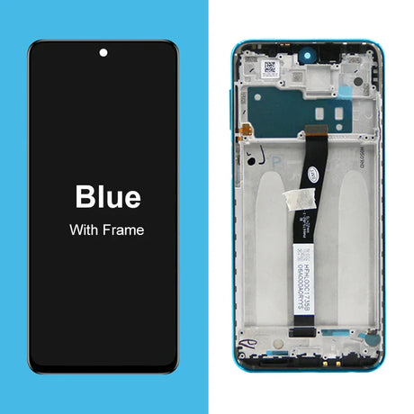 Display Screen for Xiaomi Redmi Note 9S M2003J6A1G Lcd Display Digital Touch Screen with Frame for Redmi Note 9 Pro Replacement