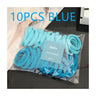 10Pcs Elastic Rubber Band Seamless Gradient Hair Rope Rings Children Cute Colorful Scrunchie Girls Ponytail Hair Accessories