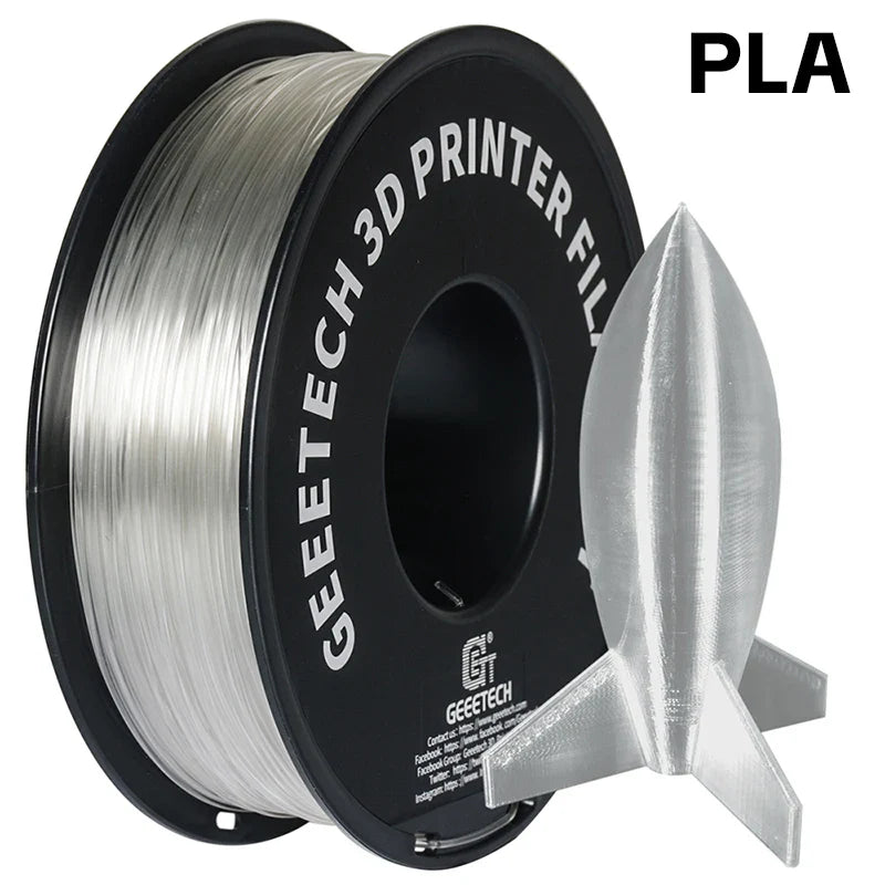 GEEETECH 3D Printing Materials PLA Filament For FDM 3D Printer 1 Kg (2.2lbs) Vacuum Packaging 1.75mm +-0.03mm