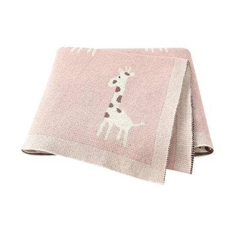 Newborn Baby Blankets Super Soft Knitted Infant Kids Boys Girls Swaddle Wrap Quilts Covers 100*80cm Toddler Outdoor Playing Mats