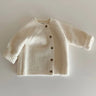 Autumn Spring Newborn Knitwear Long-sleeve Cotton Baby Jacket Tops  Baby Girls Cardigans Toddler Girls Knit Sweater