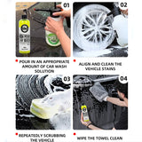 Car Wash Liquid High Concentration Super Foam Deep Cleaning Water For Auto Detailing Care Protection Products Plastic Wax Rubber