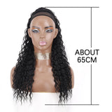 Synthetic Curly Ponytail Extensions Clip In Drawstring Ponytail Wig Long 26Inch Water Wave Afro Pony Tail Women Hairpiece False