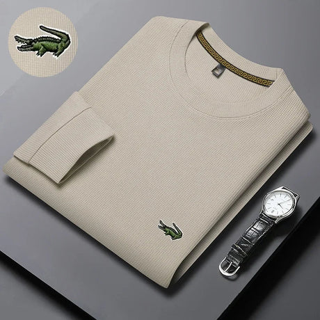 2023 High quality Men's Long Sleeve T-shirt Spring And Autumn Business Casual Sports Embroidered Polo Shirt Lapel Men's Clothing