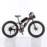 FEIVOS W3 1000W 48V snow tires Electric bicycle Aluminum 26 inch e bike with shock absorber Free shipping electric mountain bike