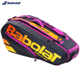 2023 Babolat 6Pack Nadal Tennis Bag Yellow Large Capacity Tennis Court Backpack Original Professional 12Pack Squash Tennis Bags