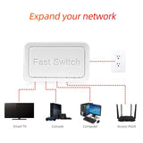 10/100 / 1000Mbps Mini Gigabit Network Switch 5 Port Ethernet Switch Internet Splitter Desktop RJ45 Hub