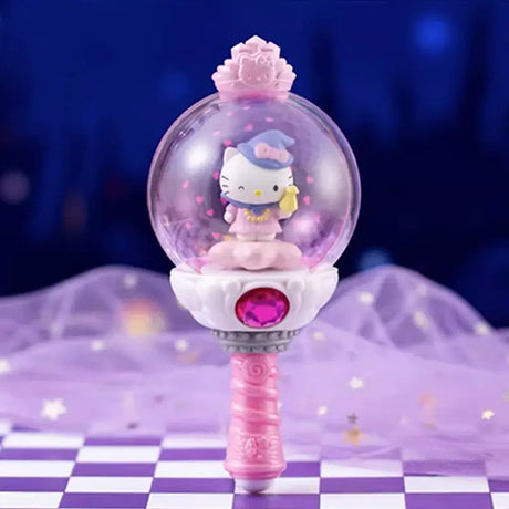 Sanrio Figure Cinnamoroll Hellokitty Mymelody Kuromi Pochacco Figurine Fantasy Magic Egg Fairy Stick 2.0 Model Anime Gift