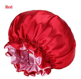 \New Extra-large Double Color Ding Nightcap for Women Europe and America Extra-Large Round Cap Chemotherapy Cap