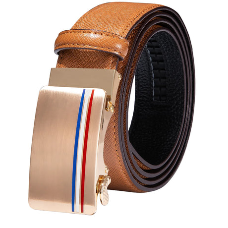 High Quality Mens Belts Black Brown Blue White Green Leather Straps Casual Gold Automatic Buckles Waistband Belt for Men Wedding