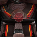 Customized Style Luxury Double Layer Car Floor Mat for BMW 5 Series E39 1995-2004 E60 F10 G30 2017-2022 Interior Details