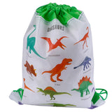 Cartoon Dinosaur Drawstring Bags Kids Drawstring Backpack Children Clothings Organizer Pouch Laundry Bag School Backpack