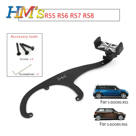 For MINI Cooper R56 R57 R55 Countryman R60 R61 Phone Holder Car Accessories For Mini Cooper F56 F55 F60 Clubman F54 Bracket