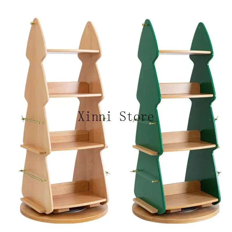 Children Small Bookcase Wood Shelf Toy Storage Corner Bookcase Magazine Rack Cute Scaffale Per Libri Home Furniture YN50BC1