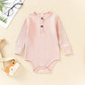 Baby Spring Autumn Clothing Newborn Infant Girl Floral Romper Baby Jumpsuit Hat 2Pcs Outfits Long Sleeve Clothes