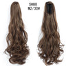 Synthetic Long Wavy Claw Clip On Ponytail Drawstring Hairpiece Wave Curly Black Brown Blonde Ombre Fake Hair for Women