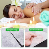 50 pcs Disposable Spa Massage Mattress Sheets Salon Massage Bed Sheets Non-Woven Headrest Paper Roll Table Cover Tattoo Supply