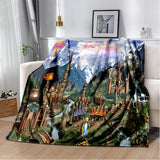 3D Heroes of Might and Magic Retro Game Soft Plush Blanket,Flannel Blanket Throw Blanket for Living Room Bedroom Bed Sofa Picnic