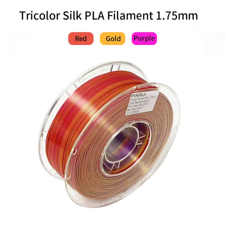 FYSETC 1KG Silk PLA Filament Tri-color 1.75mm For FDM 3D Printing Material Solid Color Colorful Filament 3D Printer Accessories