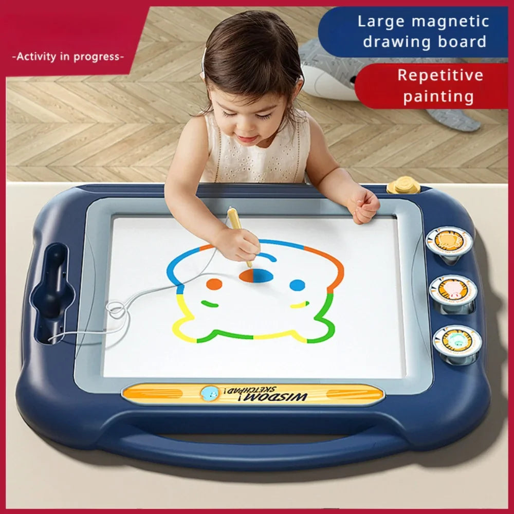 Children's drawing board Magnetic baby writing board Magnetic Drawing board Large handwriting graffiti board toy magnet