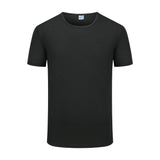 Plain T-shirts for Men Sport Quick Drying Fabric Mens Tshirt Unisex General Size O-neck Short Sleeve Blouse Company Custom Tees