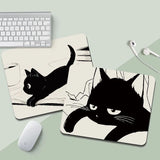 Mouse Mat Cat Mause Pad Cute Cartoon Gaming Pad Anti-slip Padding Office Accessories for Desk Simple Mousepad Small Table Pads