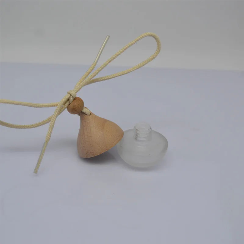 5ml Car Essential Oil Diffuser Fragrance Air Freshener Scent Perfume Bottle Ornament Hanging Empty Bottle Interior Accessory