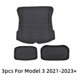 Floor Mats for Tesla Model 3 Y 2023 Left Right Drive All Weather Anti-Slip Waterproof Floor Liner Trunk Mat Interior Accessories