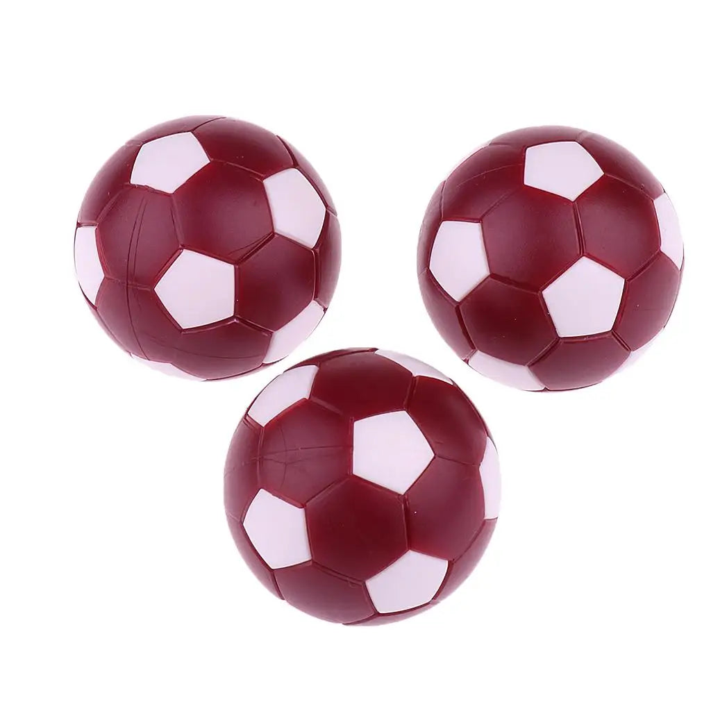 6 Pieces Foosball Table Football Round Indoor Games Plastic Soccer Balls for Foosball Machine Fussball Sport Gifts 36mm