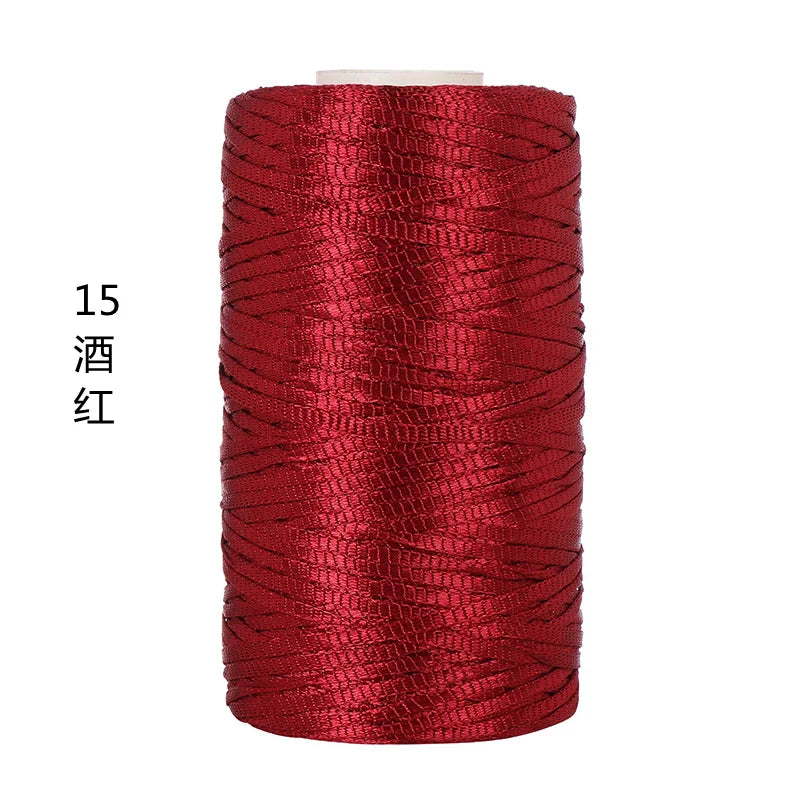 100g Summer Crochet Yarn 3mm Cord Line Hat Thread For Hand Knitting Diy Hat Shoe Shawl Bag