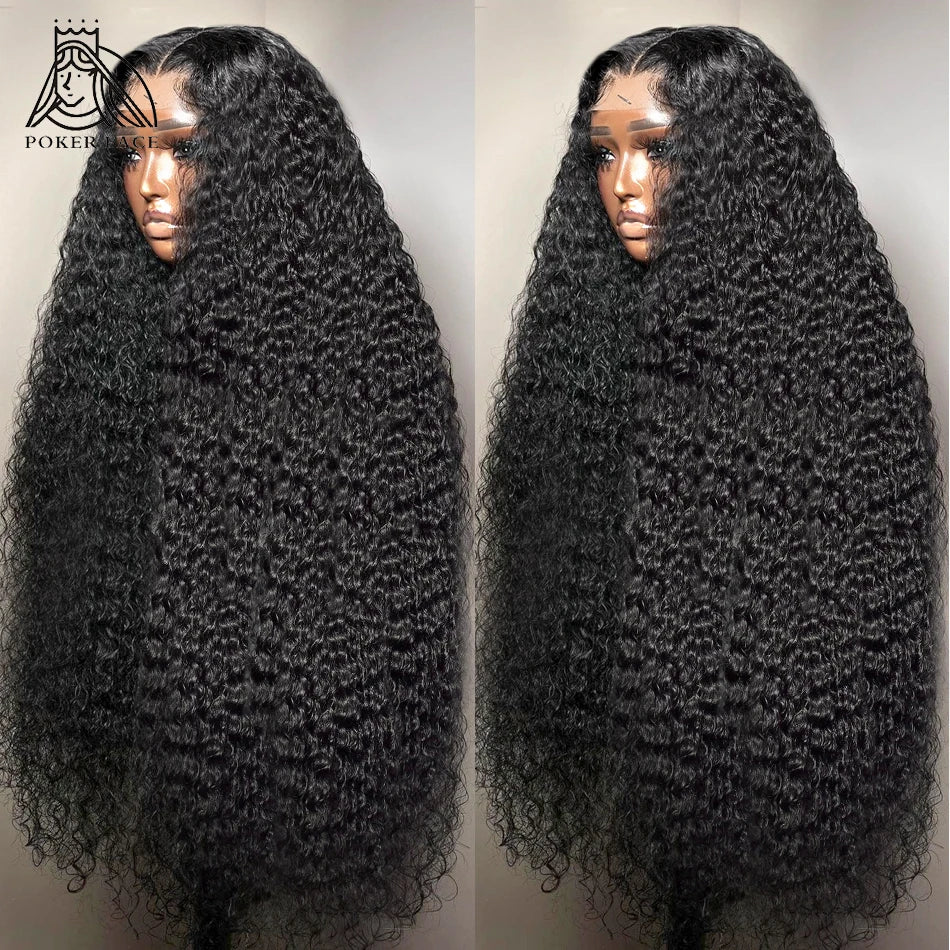 250 Density 30 40 inch Brazilian Curly 13x6 Hd Lace Front Human Hair Wigs Deep Wave Ready To Wear Glueless 360 Lace Frontal Wig