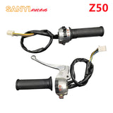 Motorcycle Right and Left Handlebar Switch and 22mm Handle Grips For Honda Z50 Z50A Z50J Z50R Mini Trail Monkey Bike Parts