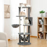 Luxury Pet Cat Tree House Condo Furniture Multi-Layer Cat Tower with Ladder Natural Sisal Scratching Post Climbing Jumping Toy