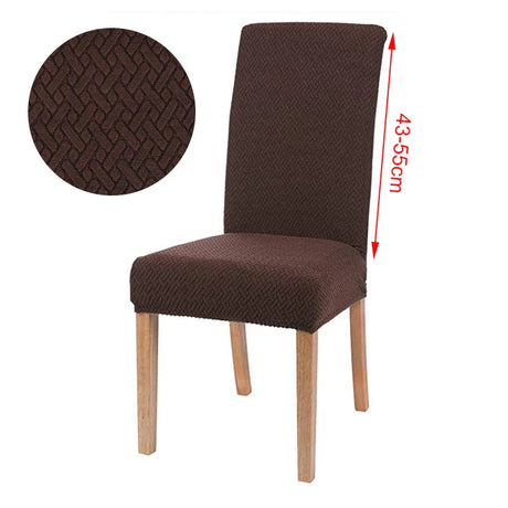 Dining chair Cover For Home Polar Fleece Fabric Chair Cover Stretch Slipcovers Seat Chair Covers Banquet Hotel Dining Room