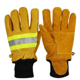 Cow Leather Fire Gloves Heat Resistant Radiant Work Protection Fireproof Gloves For Protecting Rescuers'hand Safety Gloves