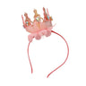 Korean Style Girl Cute Crown Headband Kids Fashion Rhinestones Mesh Hairband Princess Fairy Hair Accessories