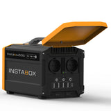 INSTABOX 600W Portable Power Station 444Wh IP23 Solar Generator Backup Battery For Camping RV Emergencies