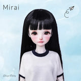 Shuga Fairy Mirai 1/5 BJD Doll Ruoguan Body long Black Hair Swimmer Girl Facial Features Of Juvenile Sense Resin Joint Doll