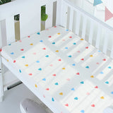 Baby Cot Fitted Bed Sheet For Newborn Cotton Crib Bed Sheet For Children Mattress Cover Protector 120x70cm Allow Custom Make