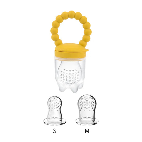 1pcs Newborn Pacifier Fooder Nibble Fruit Feeding Food Grade Silicone Container Nipple Bottles Infant Soother Teething Toys