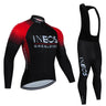 Ineos Grenadier Autumn Cycling Jersey Set Long Sleeve Quick-Dry Bicycle Clothing MTB Maillot Ropa Ciclismo Road Bike Sports Wear