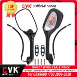 CVK RearView Mirror LED Light For Suzuki GSXR600 GSXR750 GSXR1000 K5 K6 K7 K8 2005 2006 2007 2008 2009 2010 Rear View Mirrors