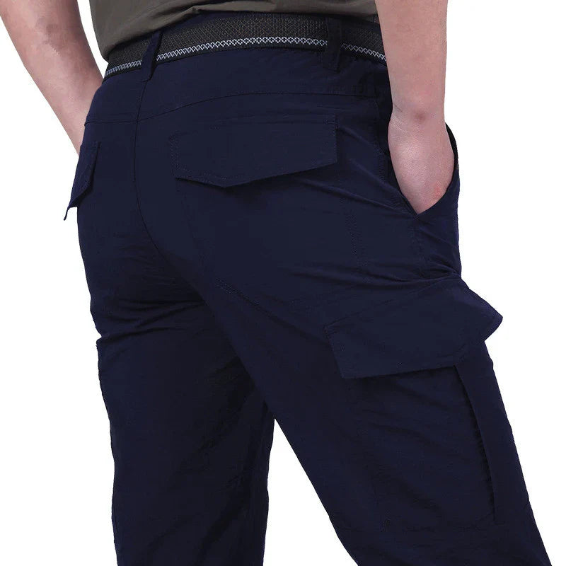 New Affairs Tactical Cargo Pants Men Summer Outdoor Waterproof Breathable Trousers Travel On Foot Casual Quick Dry Trousers