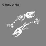 Graphics Large Fish Bone Stickers For Car Boat Body Decal Cruise Mural Vinyl Covers Auto Tuning Styling Engine Hood Decoration