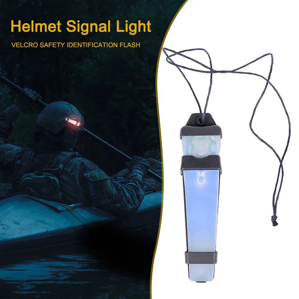 Helmet Safety Flashing Light Survival Signal Light Waterproof Lamp for Hiking