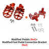 Motorcycle Footpegs Foot Pegs Rests Pedals For Surron Sur-Ron Light Bee Electric Dirt Bike Footrest